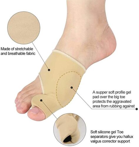 Adjustable Bunion Corrector Toe Splint – Big Toe Straightener for Pain Relief, Foot Alignment & Hallux Valgus Support (Comfortable Orthopedic Design)